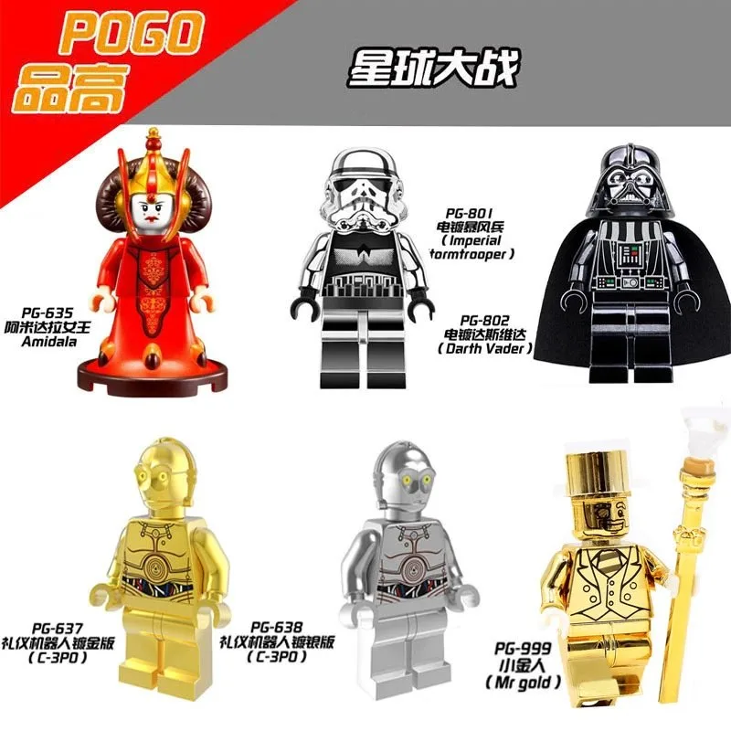 Lego Mr Gold Figure