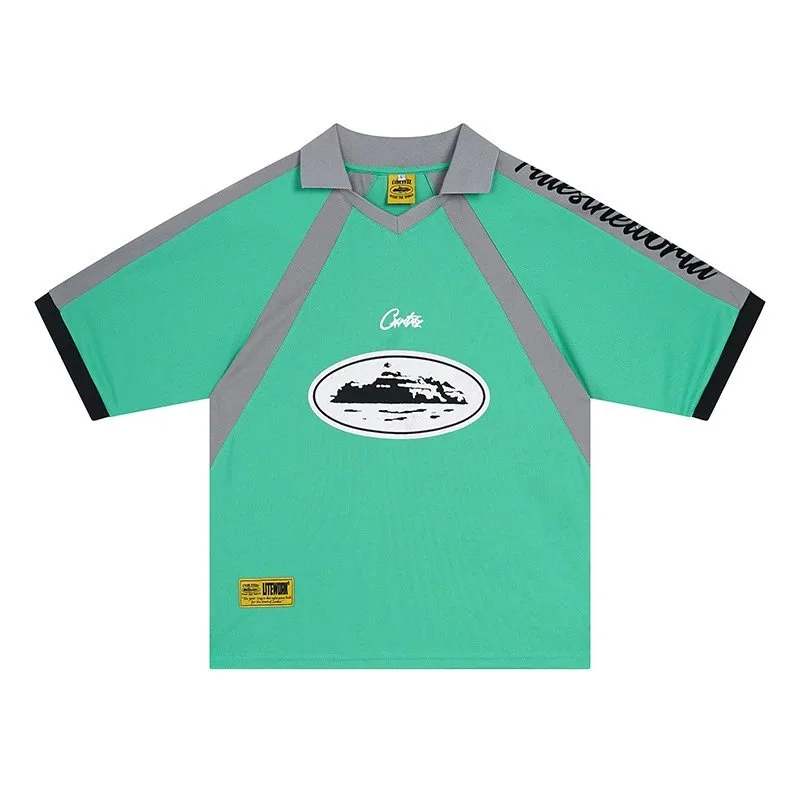 Corteiz Alcatraz Football Jersey Red