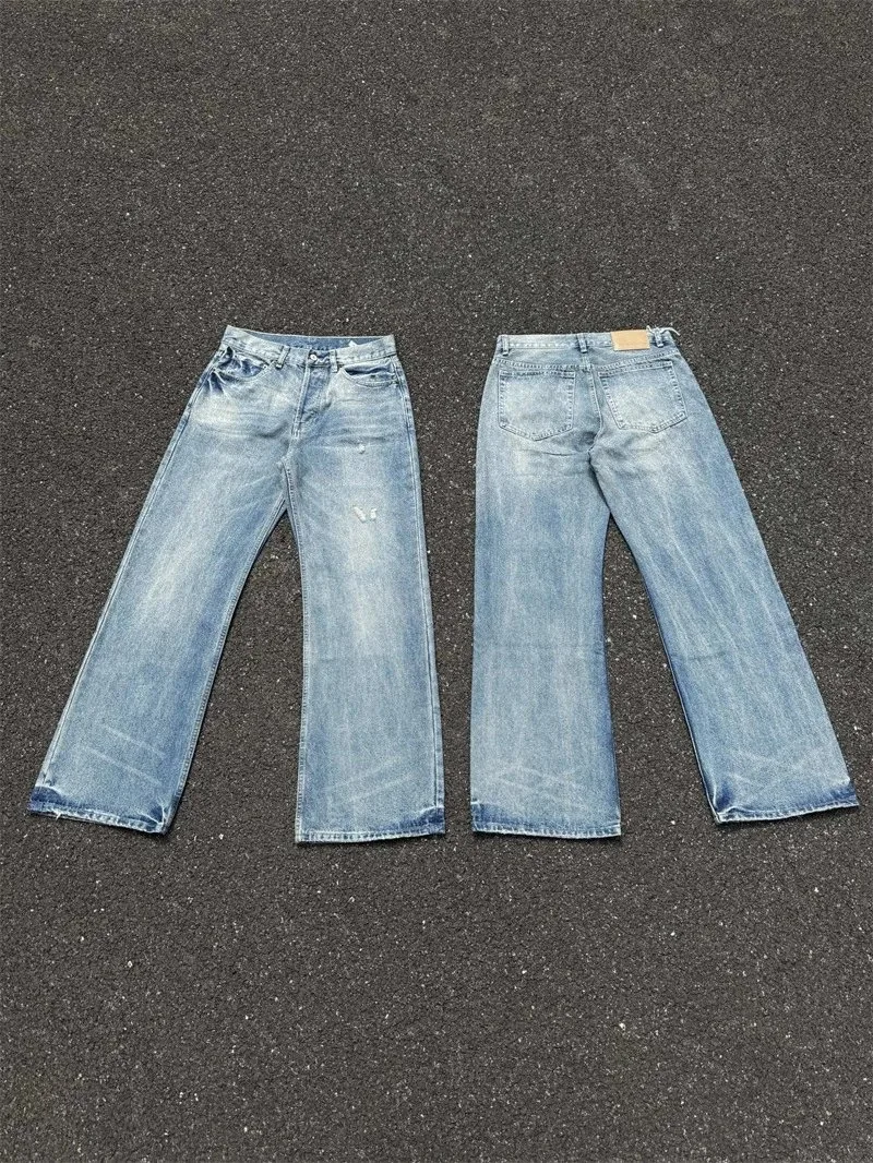 Acne Studio Keychain Print Wide Jeans