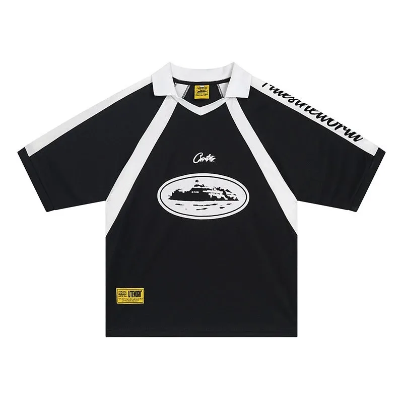 Corteiz Alcatraz Football Jersey Red