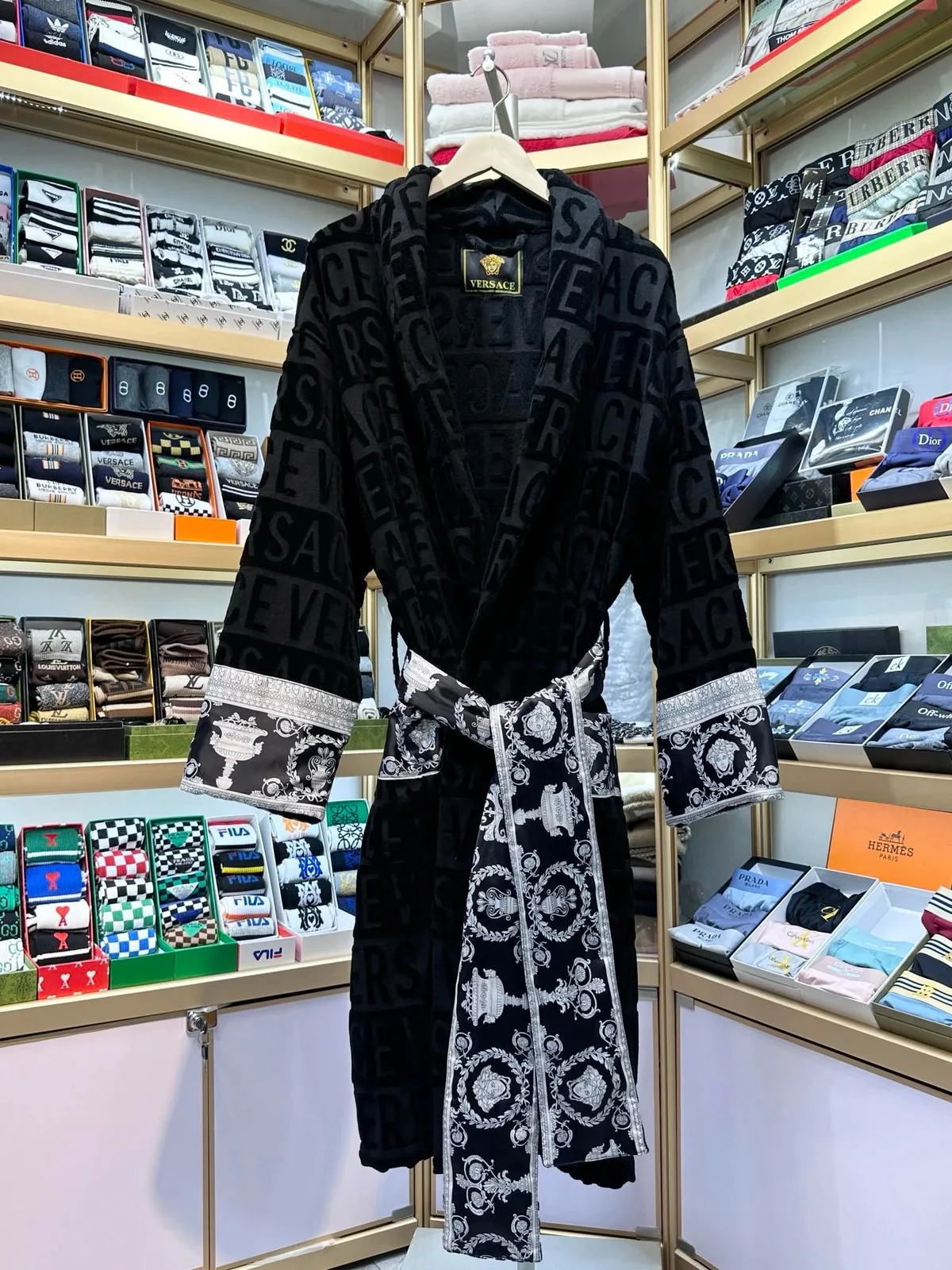 Versace bathrobe