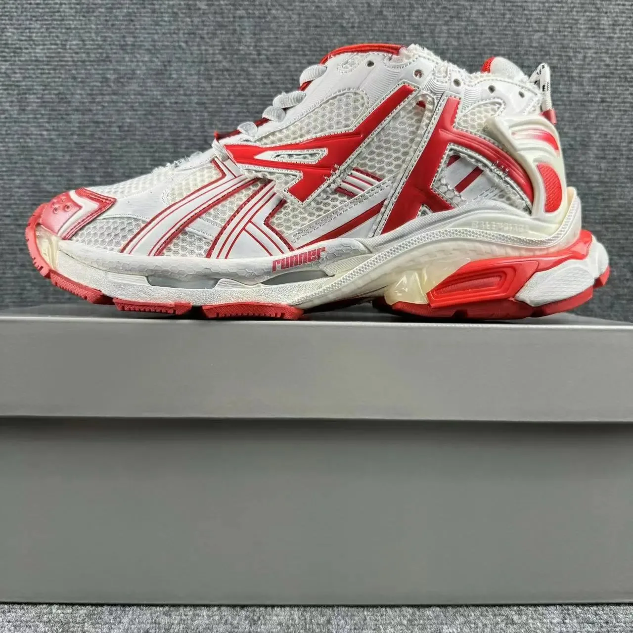 Balenciaga Runner Graffiti Black Red