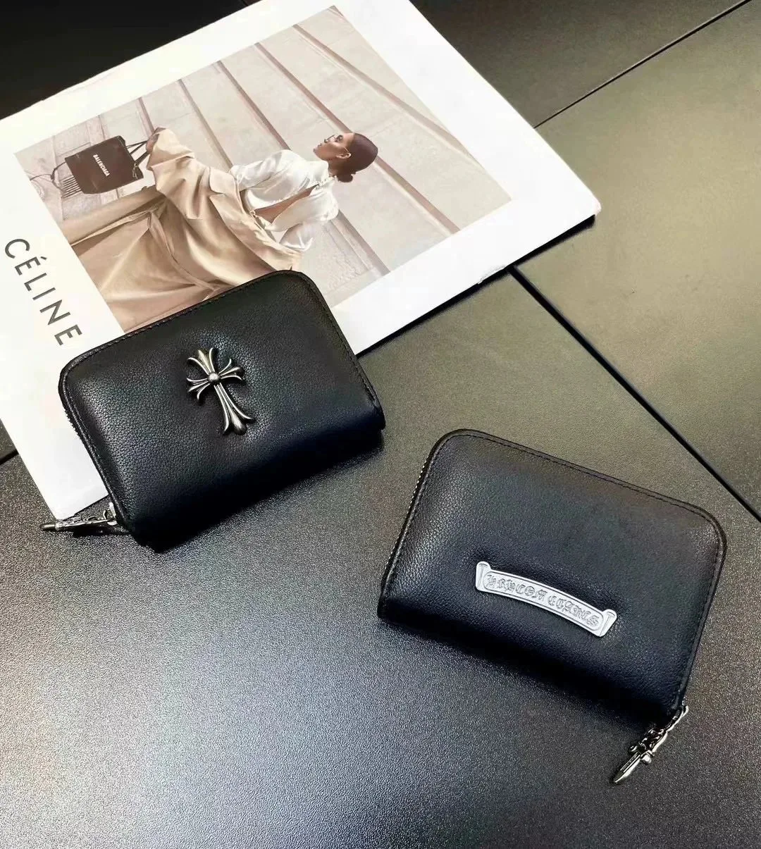 Chrome Hearts Car key bag (genuine leather)